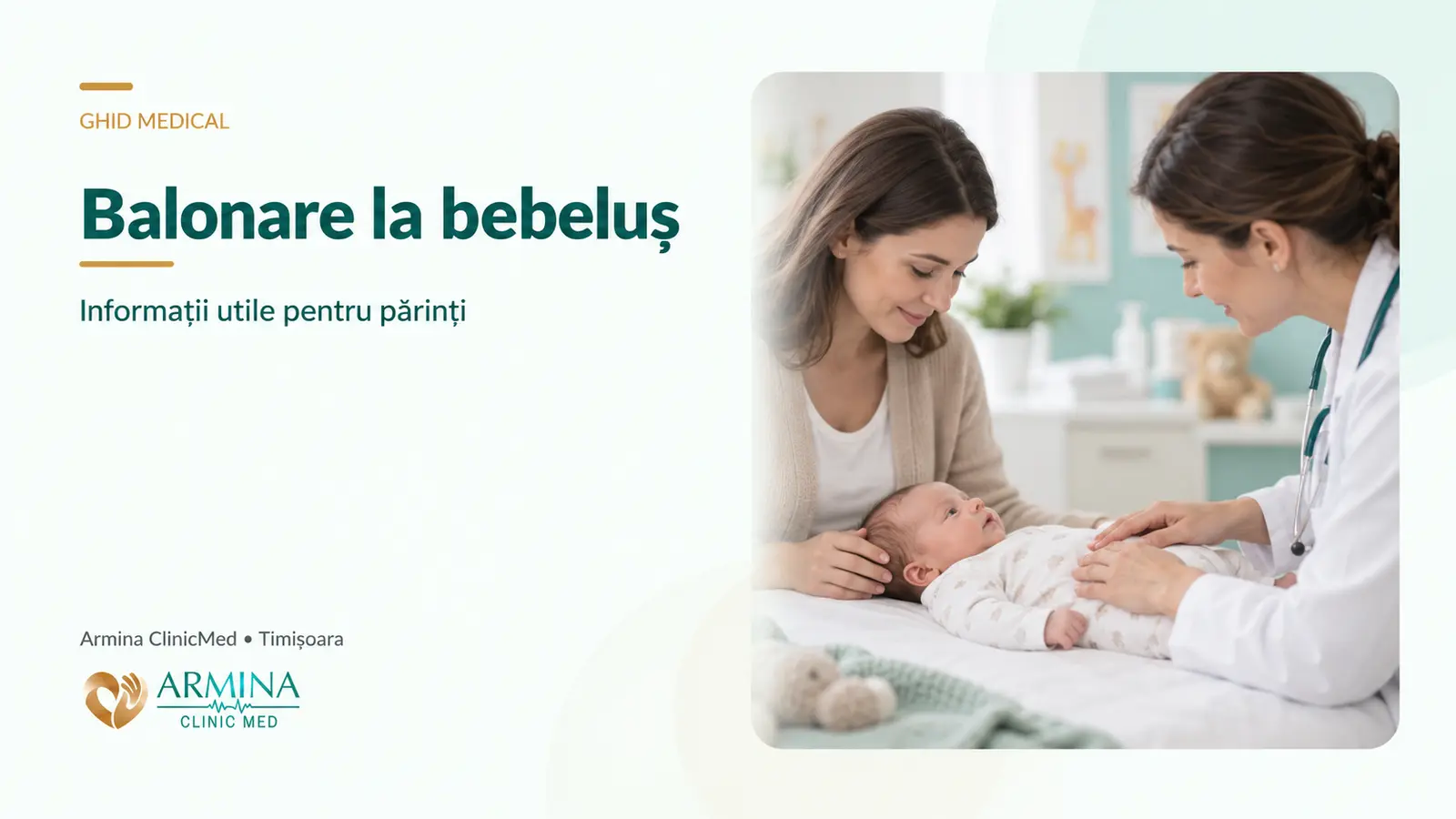 Balonare la bebeluș – cauze digestive și evaluare neonatologică