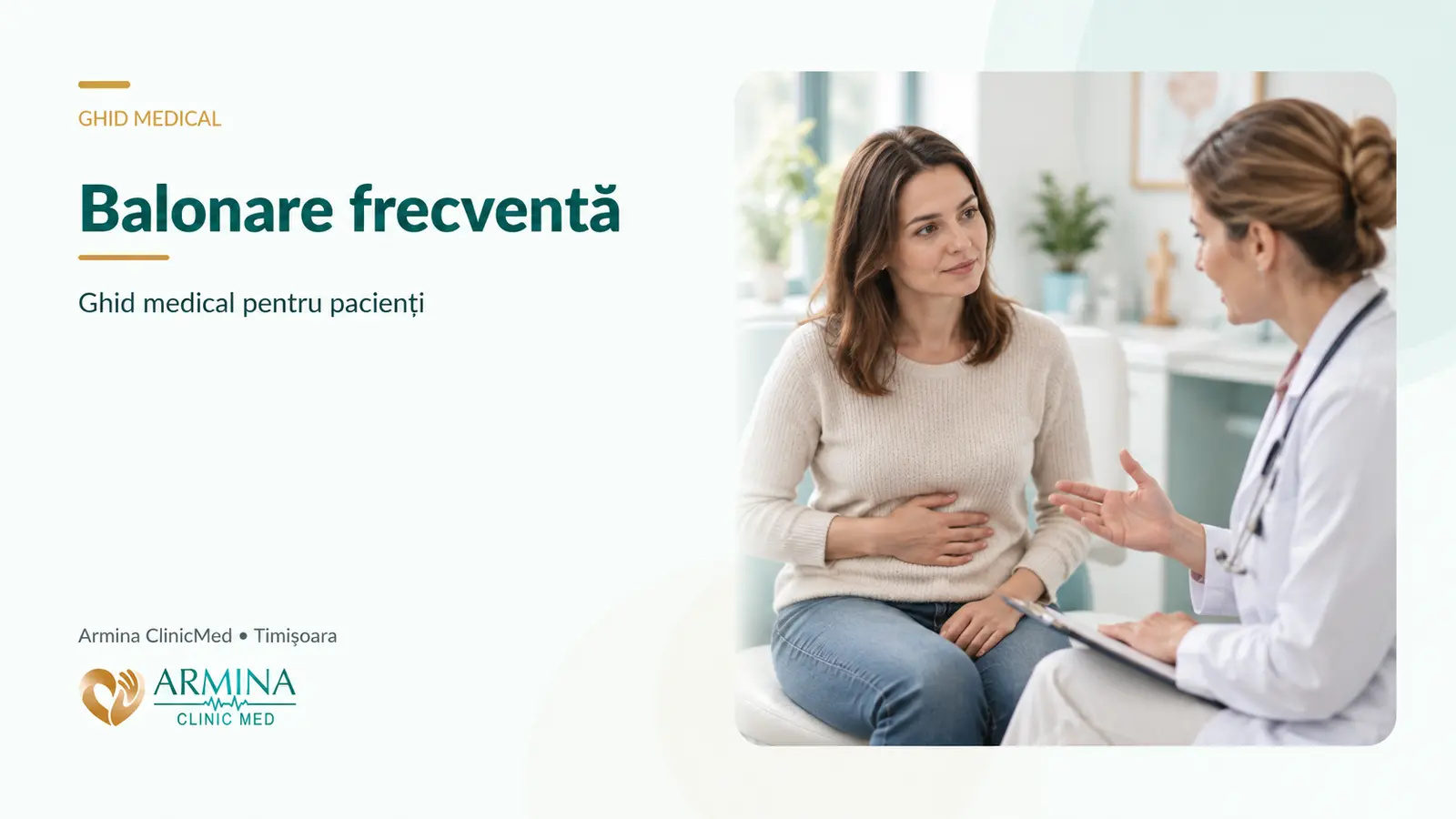 Balonare frecventă – cauze posibile, semne de alarmă și când este indicat consultul
