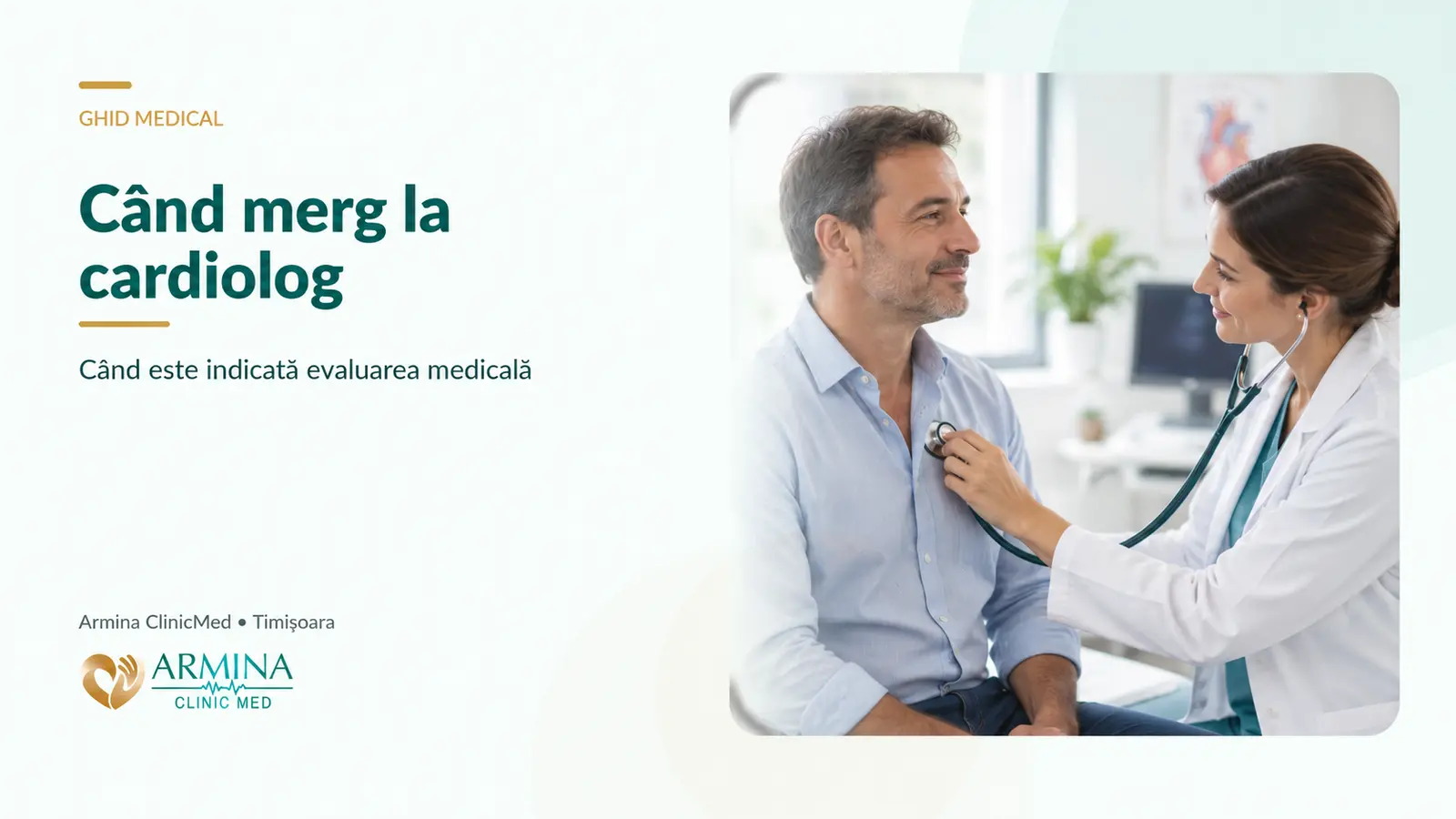 Când merg la cardiolog – simptome, semne de alarmă și cum te poate ajuta evaluarea cardiologică