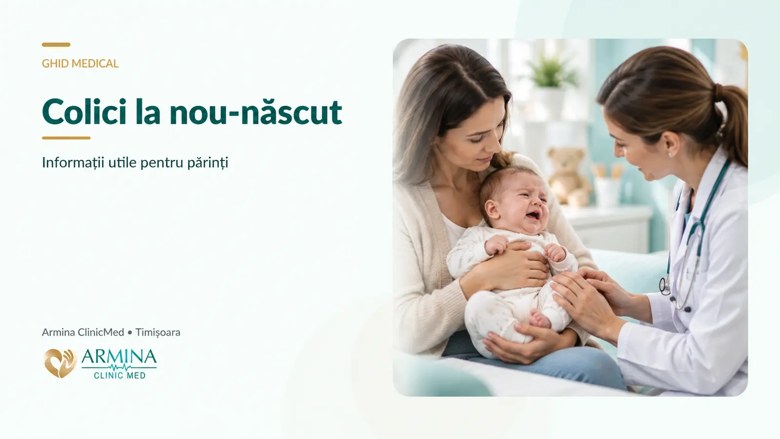 Colici la nou-născut: ce faci și când mergi la medic