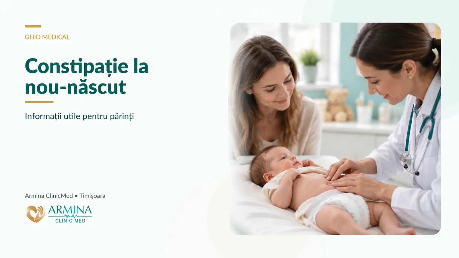 Constipație la nou-născut: ce faci și când mergi la medic