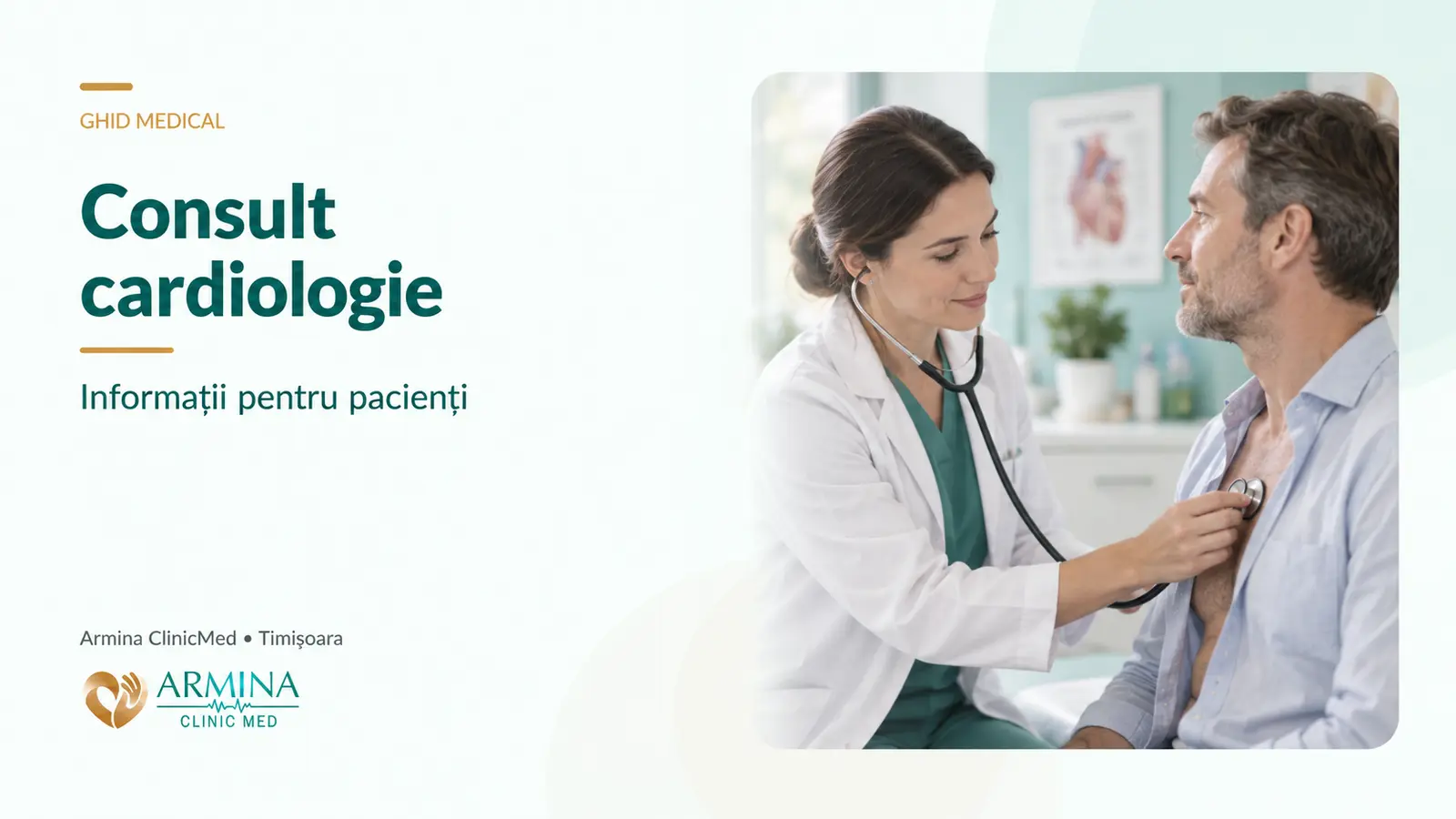 Consult cardiologie Timișoara – cum se desfășoară și când este utilă evaluarea cardiologică