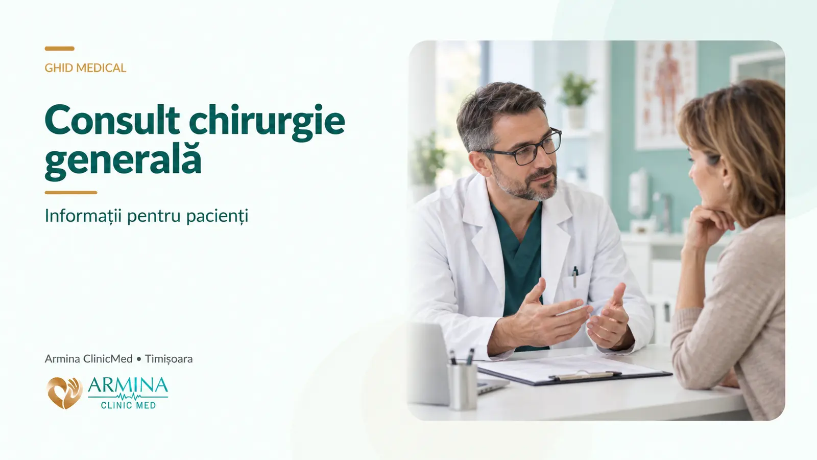 Consult chirurgie generală Timișoara