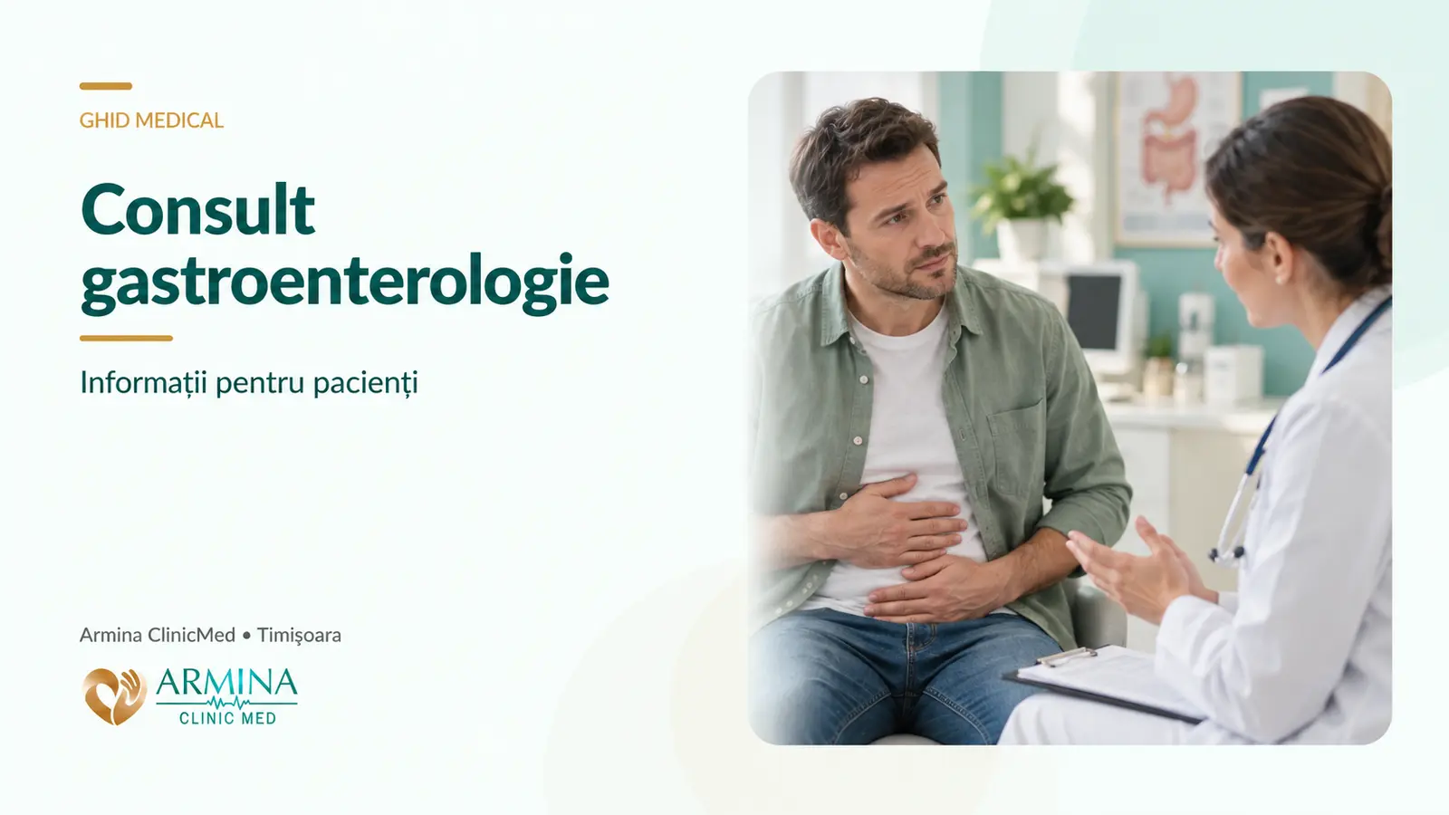 Consult gastroenterologie Timișoara – cum se desfășoară și ce simptome justifică programarea
