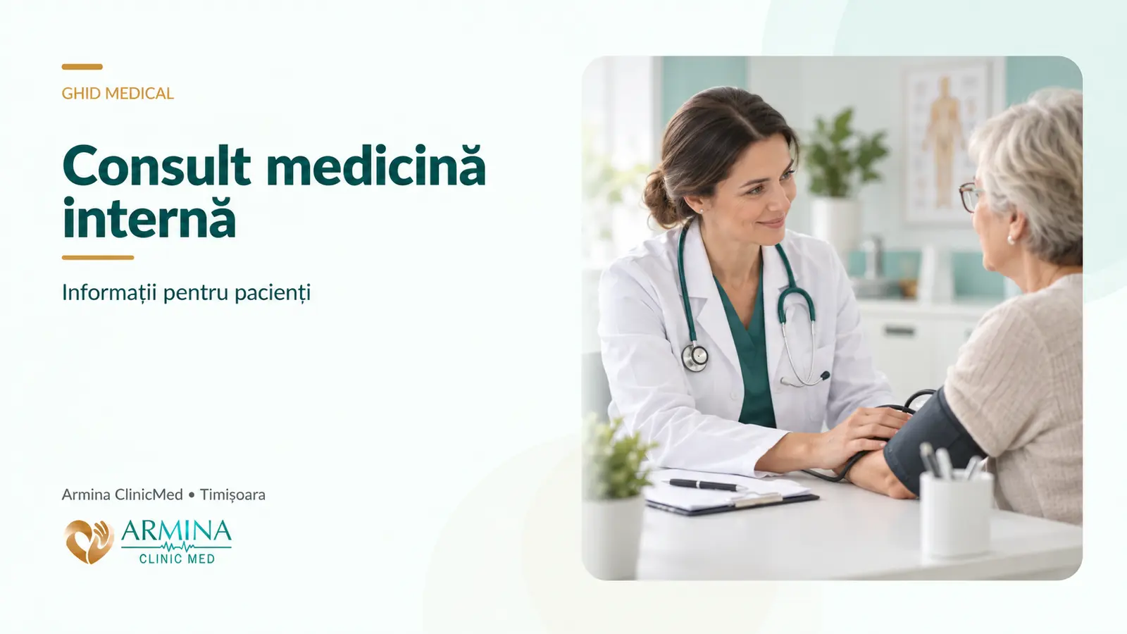 Consult medicină internă Timișoara – cum se desfășoară, ce simptome motivează programarea și ce investigații pot fi recomandate