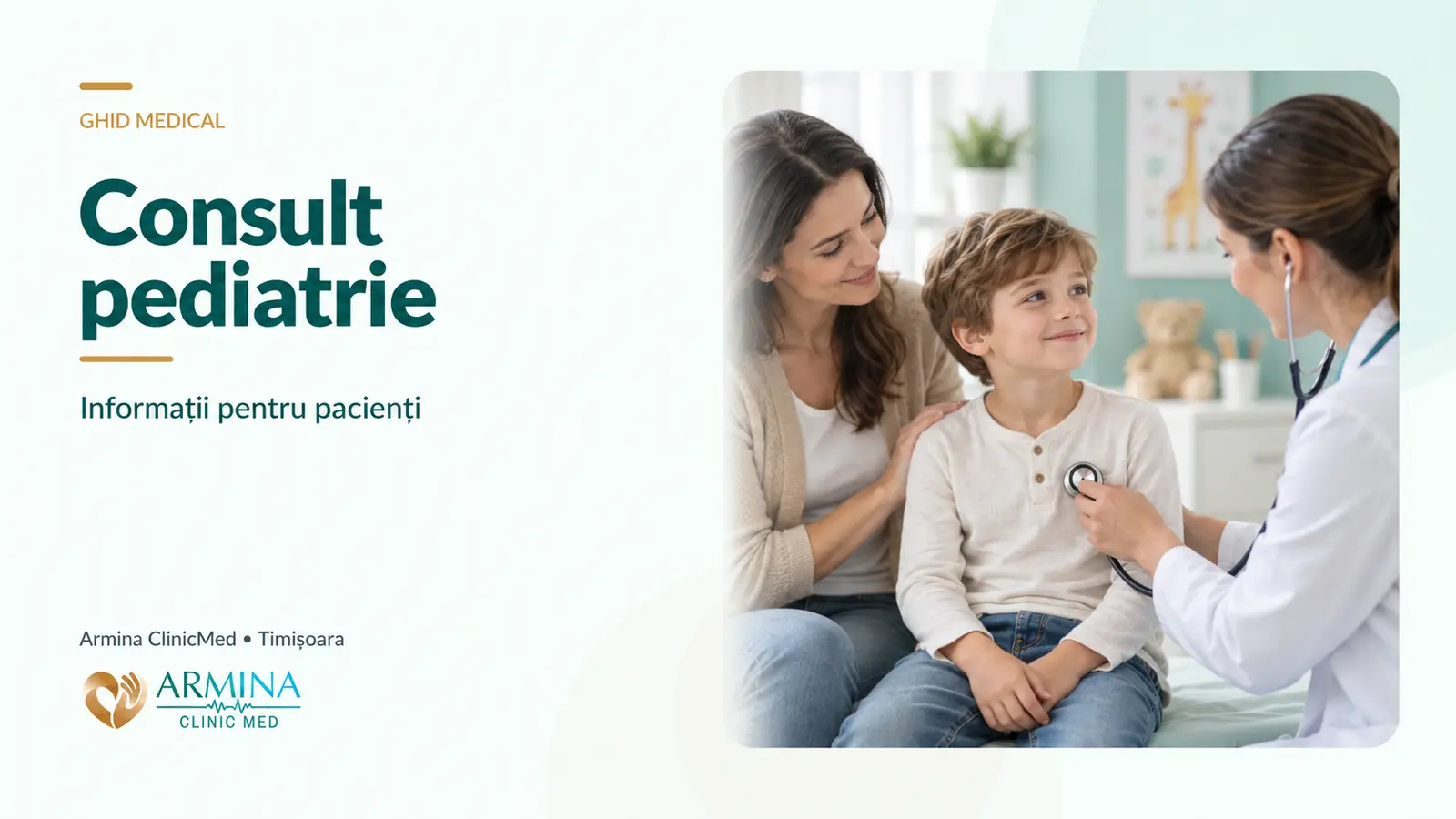 Consult pediatrie în Timișoara