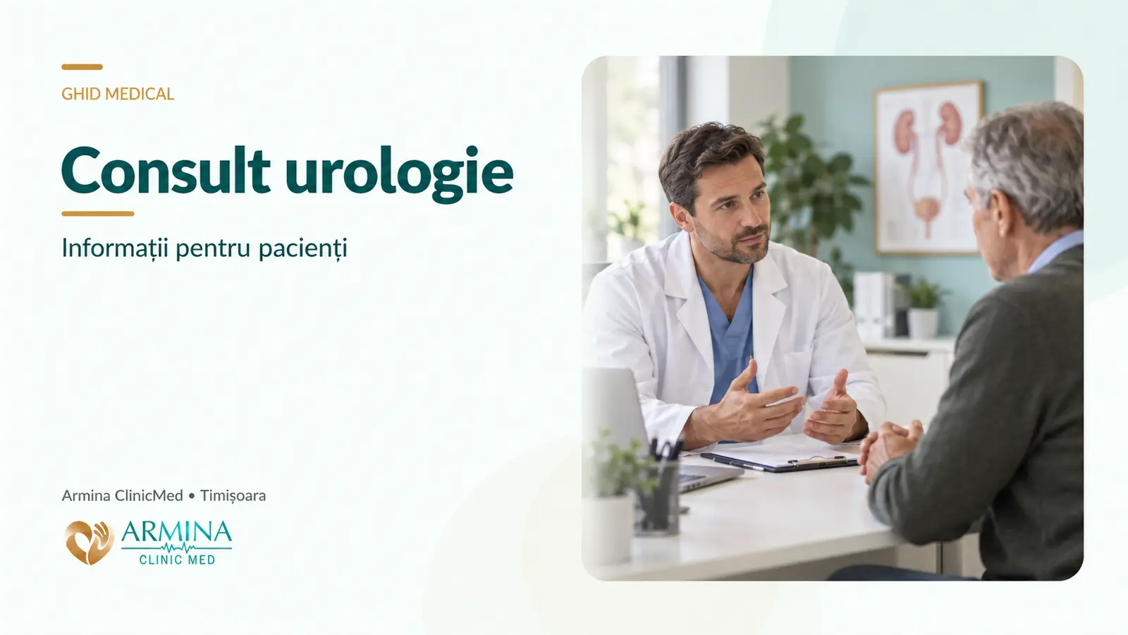 Consult urologie Timișoara – cum se desfășoară și pentru ce simptome este util