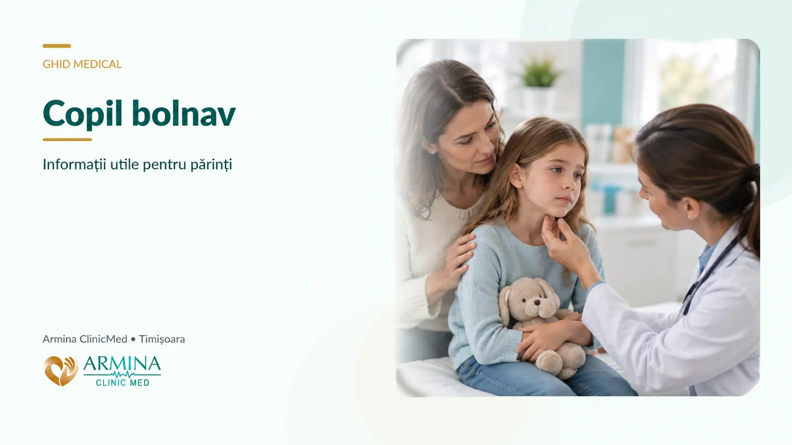 Copil bolnav – când merg la medic și ce semne nu ar trebui amânate