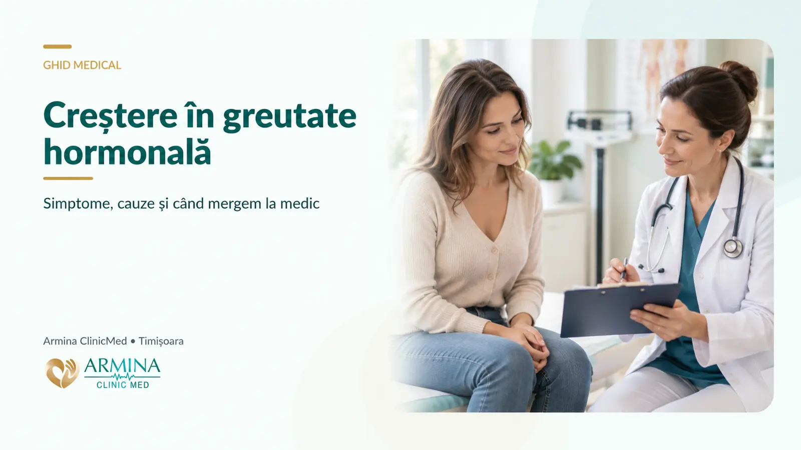 Creștere în greutate hormonală: cauze endocrine și când mergi la endocrinolog