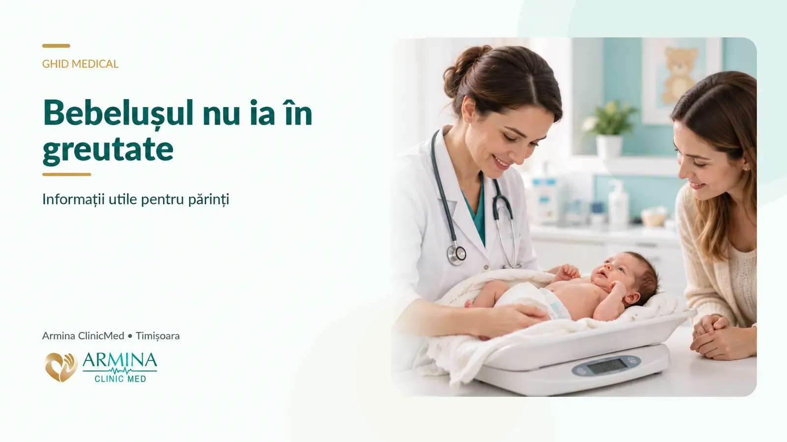 Bebelușul nu ia în greutate: cauze și când mergi la medic