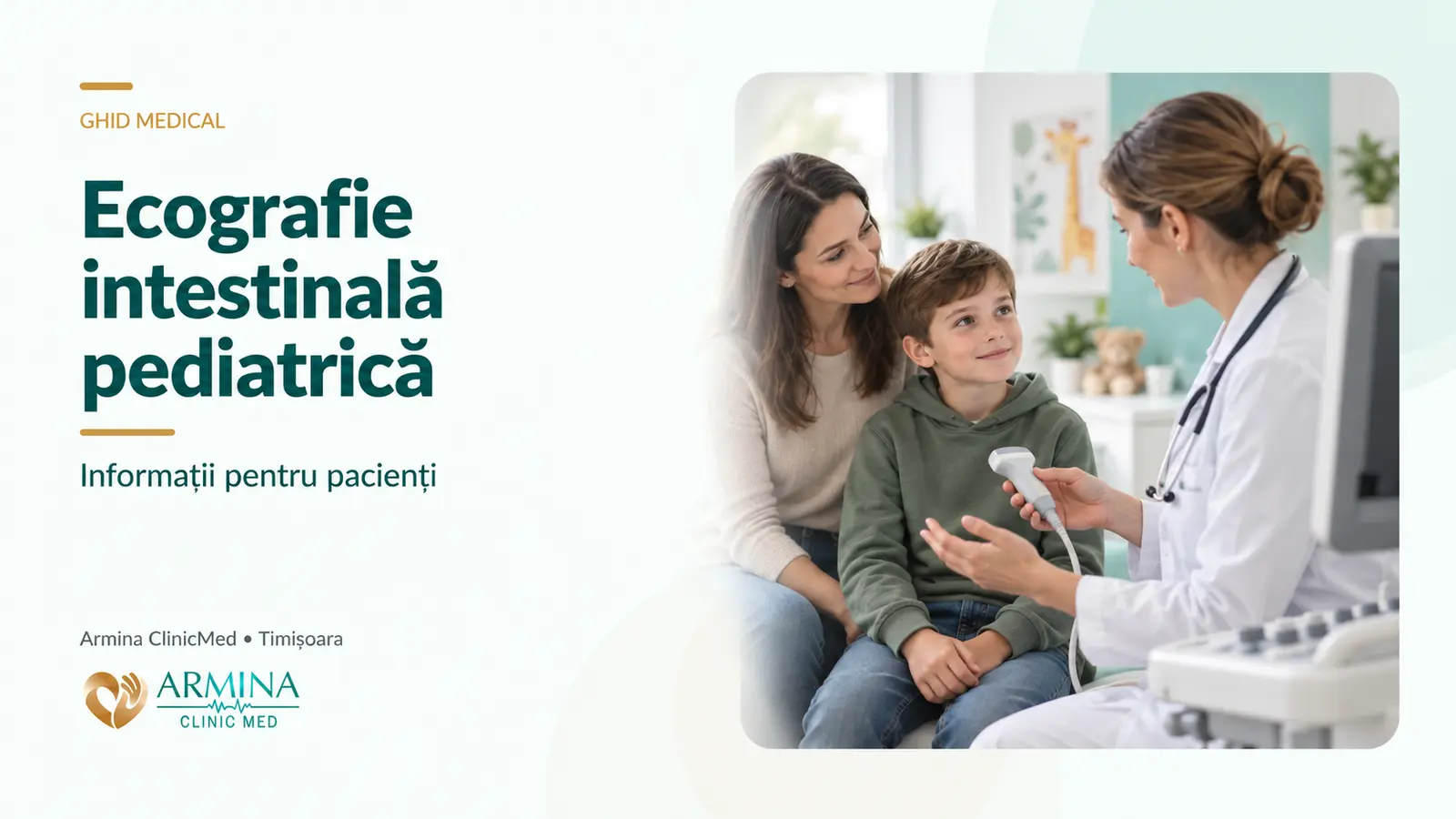 Ecografie intestinală pediatrică în Timișoara