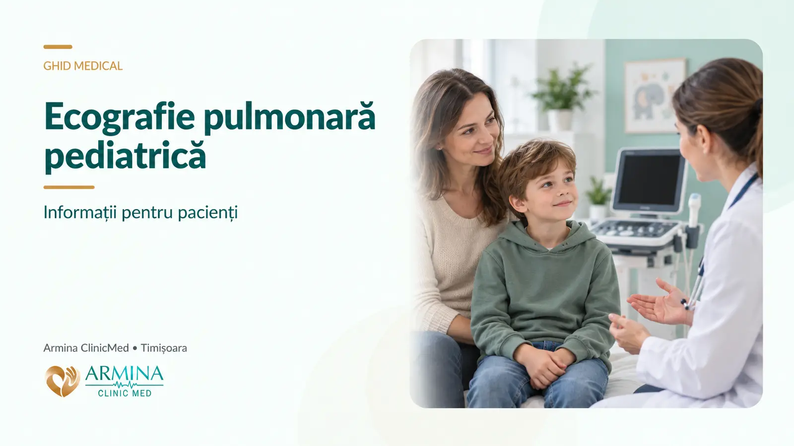 Ecografie pulmonară pediatrică în Timișoara