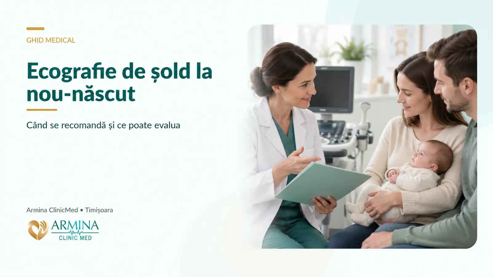 Ecografie de șold la nou-născut: când se face