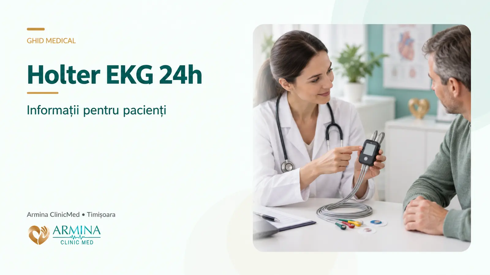 Holter EKG 24h în Timișoara – gratuit cu bilet de trimitere