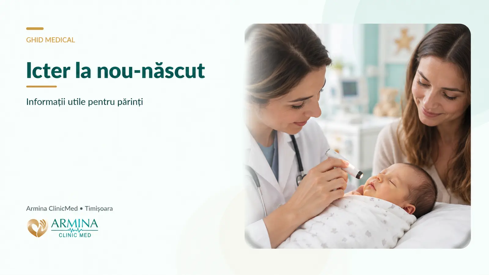 Icter la nou-născut: când mergi la medic
