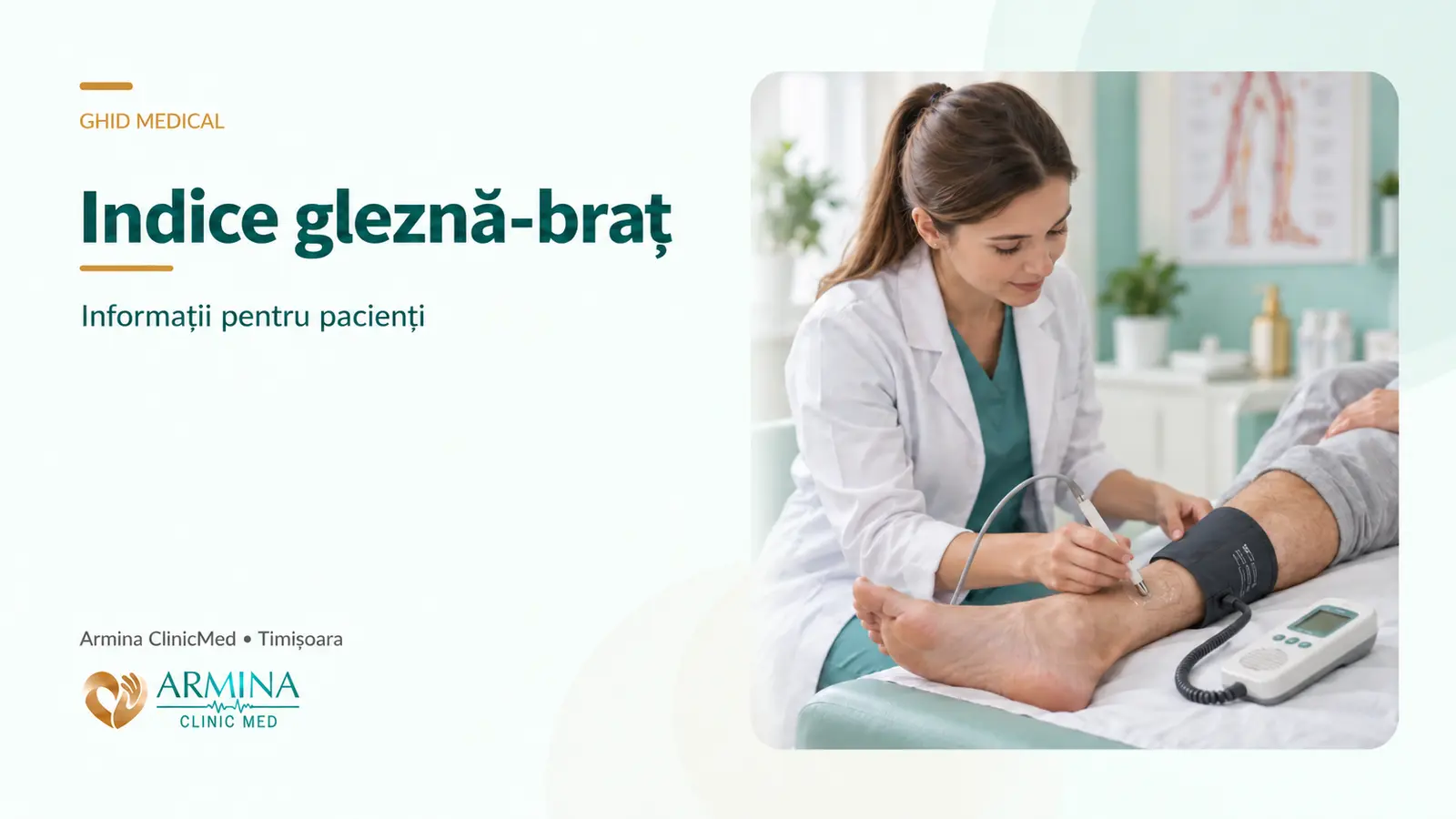 Indice gleznă-braț în Timișoara – gratuit cu bilet de trimitere