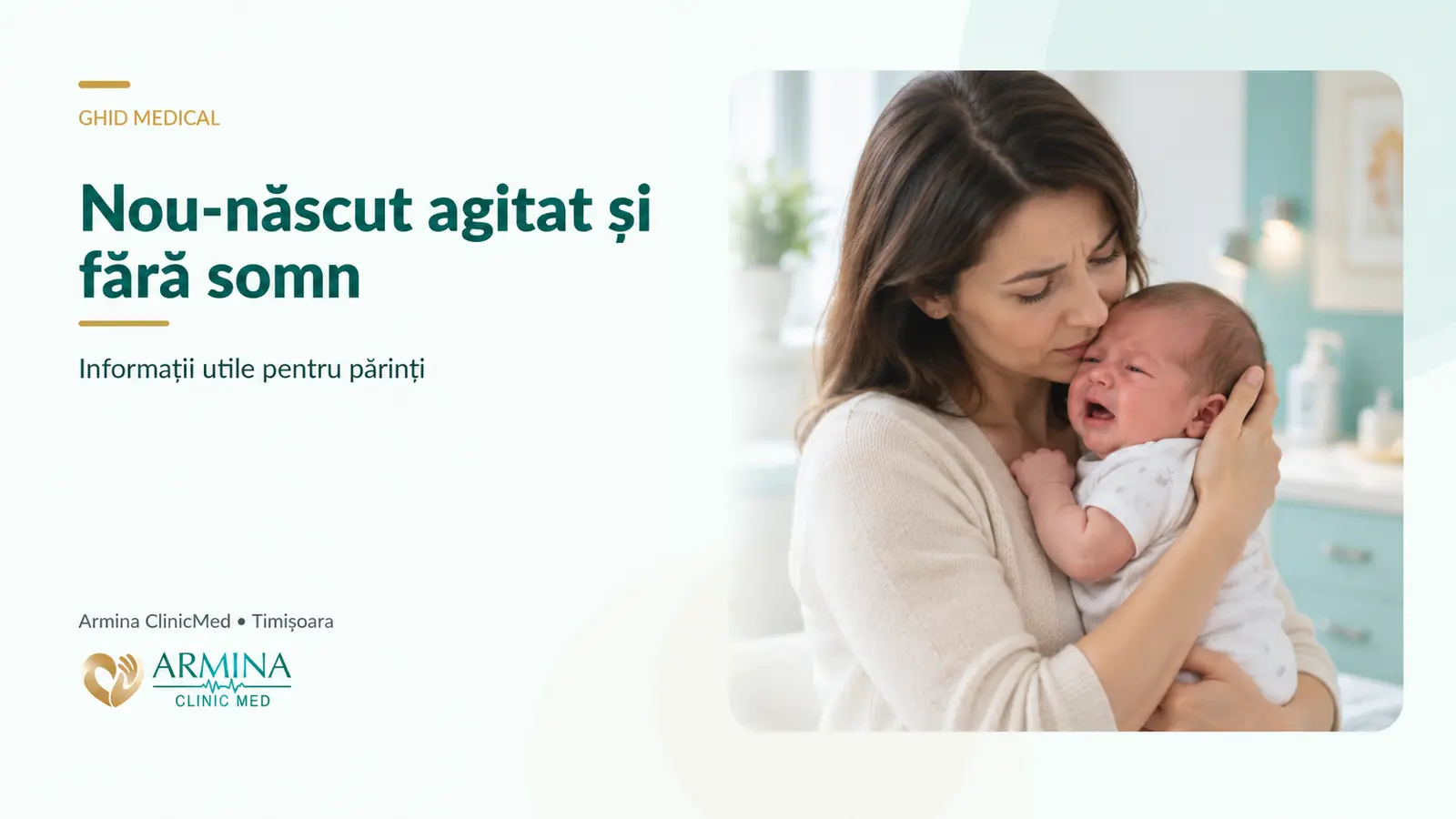 Nou-născut agitat și fără somn: când mergi la medic