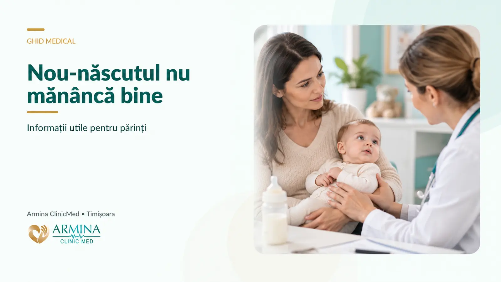 Nou-născutul nu mănâncă bine: ce faci și când mergi la medic