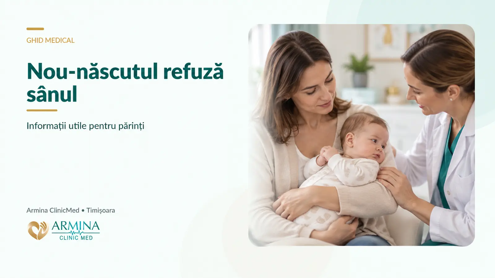 Nou-născutul refuză sânul: cauze și când mergi la medic