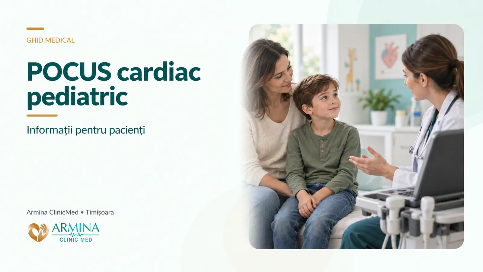 POCUS cardiac pediatric în Timișoara