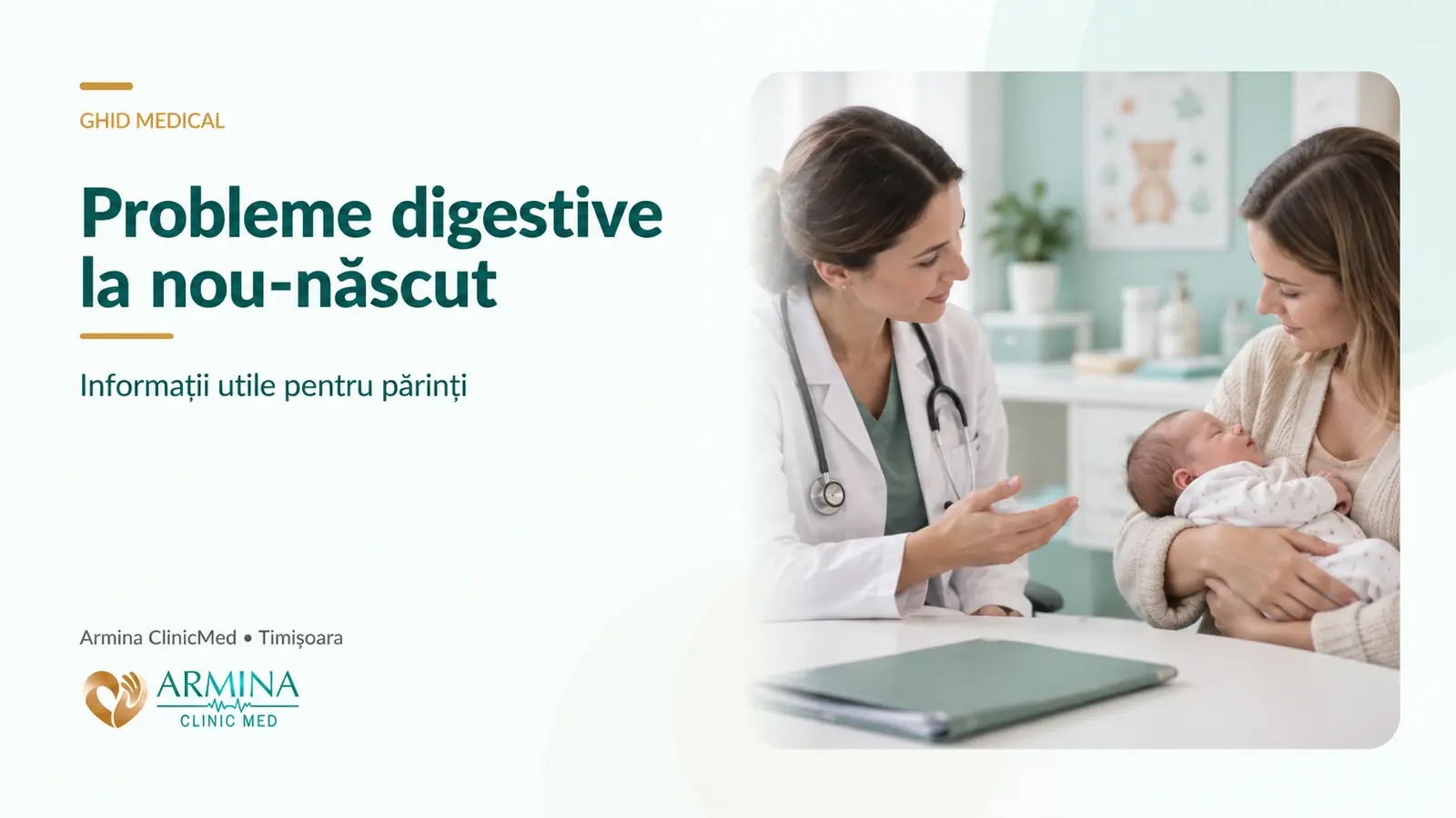 Probleme digestive la nou-născut în Timișoara