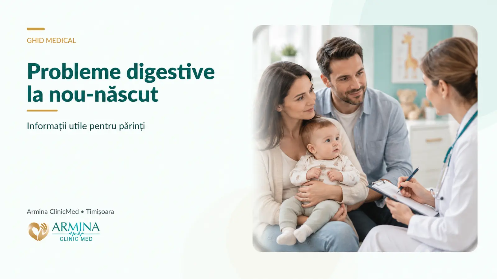 Probleme digestive la nou-născut: când mergi la medic