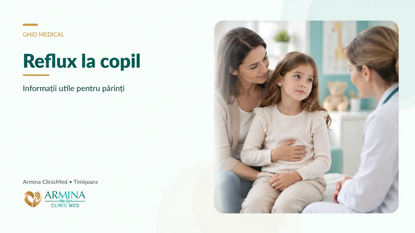Reflux la copil – ce medic este indicat, când este normal și când trebuie evaluat