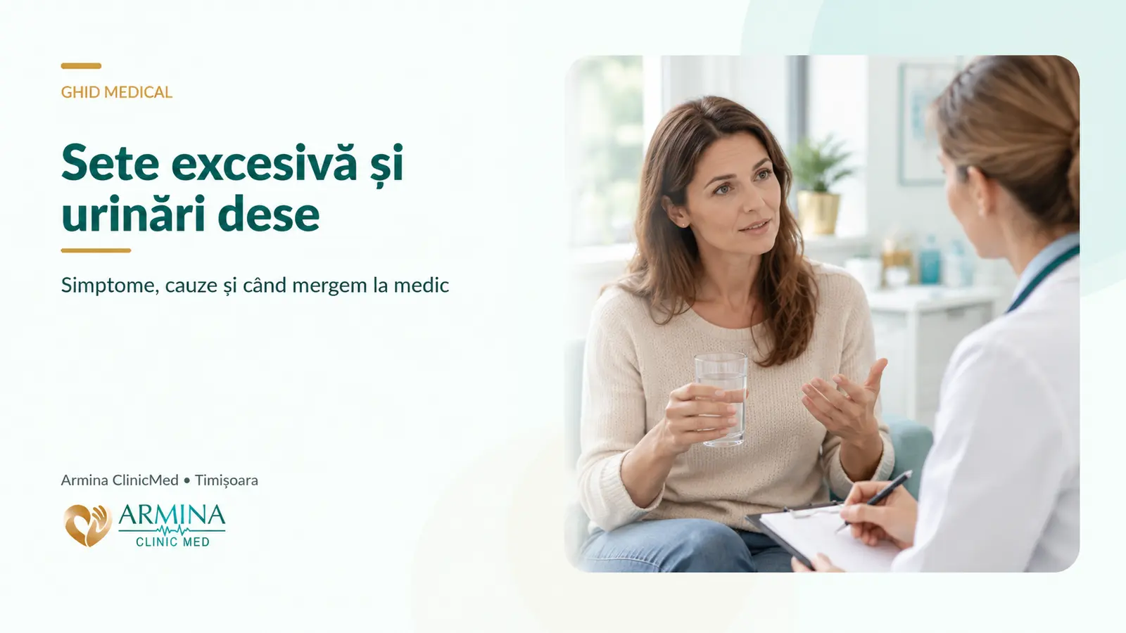 Sete excesivă și urinări dese