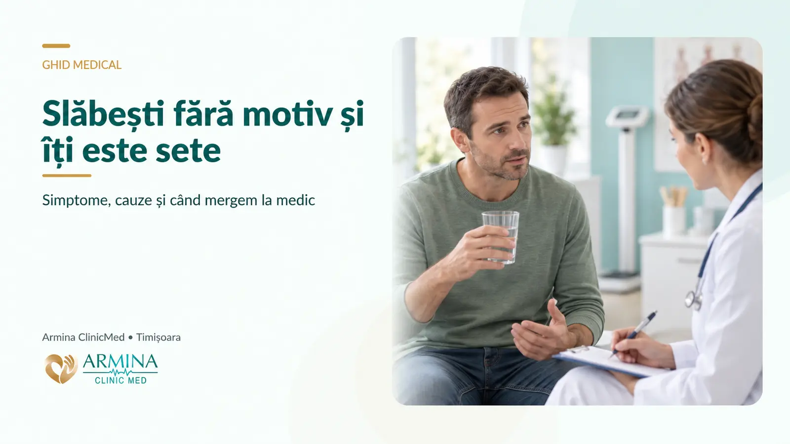 Slăbești fără motiv și îți este sete