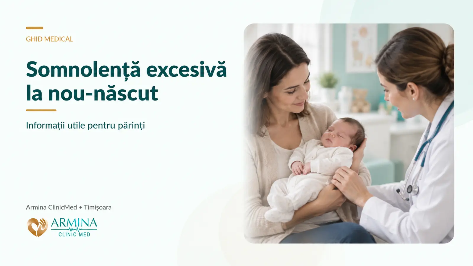 Somnolență excesivă la nou-născut – cauze medicale și situații care necesită evaluare neonatologică