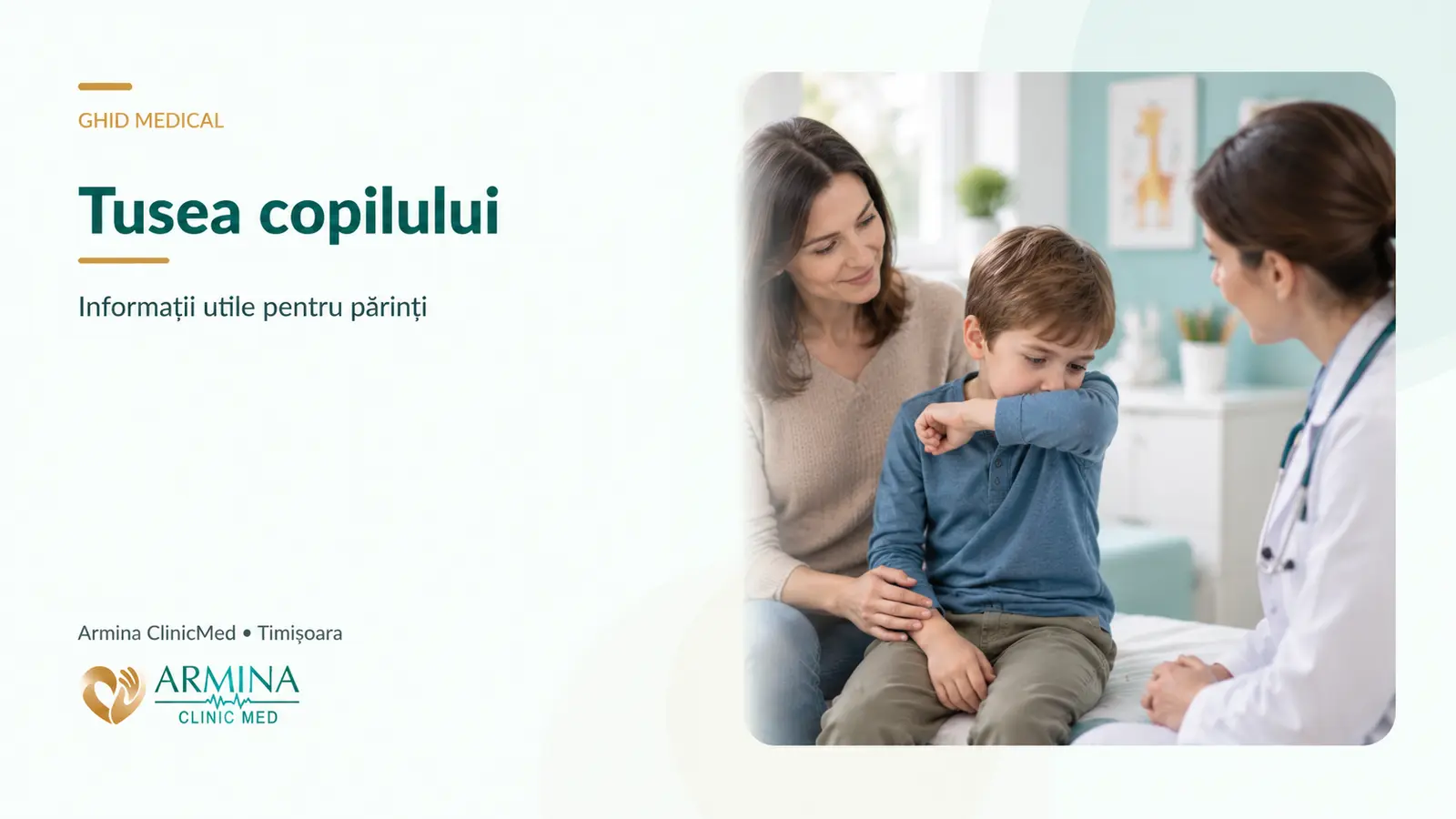 Tuse la copil – când este util consultul pediatru și ce semne de alarmă nu trebuie ignorate