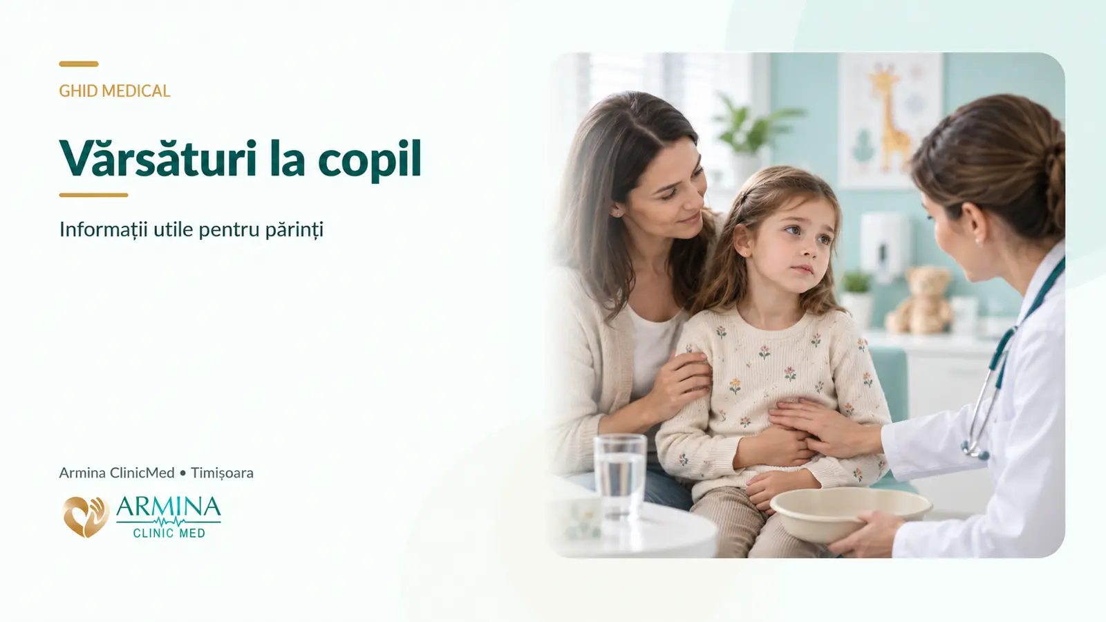 Vărsături la copil – când mergi la medic, cauze frecvente și semne de alarmă