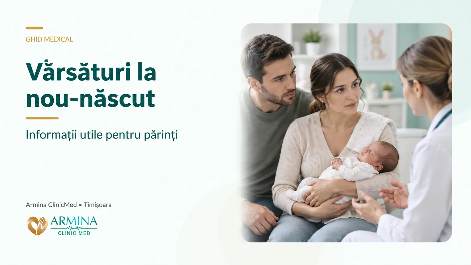 Vărsături la nou-născut – cauze medicale și diferența față de reflux